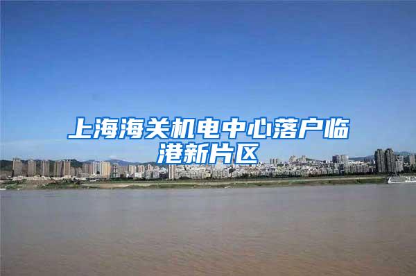上海海关机电中心落户临港新片区