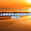 上海市历年社保缴费比例是多少