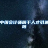 中级会计师属于人才引进吗