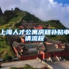 上海人才公寓房租补贴申请流程