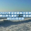 2021年深圳最新社保缴费比例与基数？一张图明明白白告诉你
