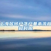 上海居转户落户基本流程和时限