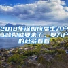 2018年深圳应届生入户高峰期就要来了，要入户的赶紧看看