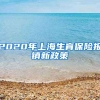 2020年上海生育保险报销新政策