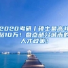 2020考研丨硕士最高补贴10万！盘点部分城市的人才政策！
