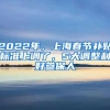 2022年，上海春节补贴标准上调了，5大调整利好参保人