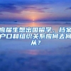 应届生想出国留学，档案户口和组织关系应何去何从？