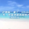 “沪惠保”来了：115元保一年，医保外最高保障230万元