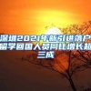 深圳2021年新引进落户留学回国人员同比增长超三成