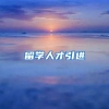 留学人才引进