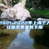 2021-2022年上海个人社保缴费基数下限