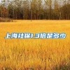 上海社保1.3倍是多少