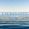 黄浦区居转户各个流程审核时间