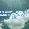 上海居转户，临港新片区，成本低，时间短，审批速度快