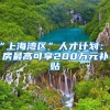 “上海湾区”人才计划：购房最高可享200万元补贴