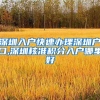 深圳入户快速办理深圳户口,深圳核准积分入户哪里好