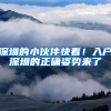 深圳的小伙伴快看！入户深圳的正确姿势来了