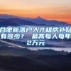 合肥新落户人才租房补贴有多少？ 最高每人每年2万元
