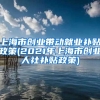 上海市创业带动就业补贴政策(2021年上海市创业人社补贴政策)